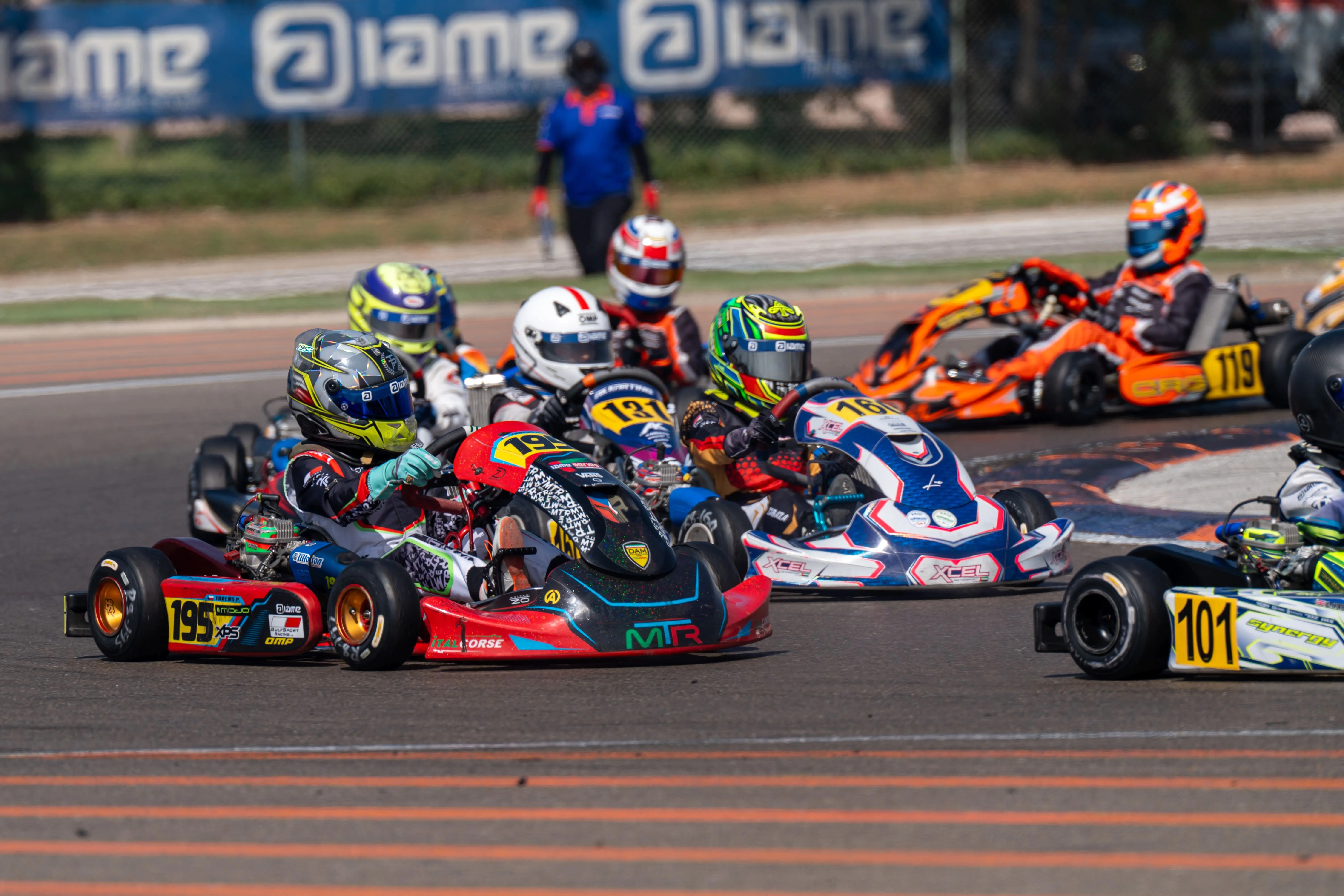 Media production for karting championship - race day filming in UAE