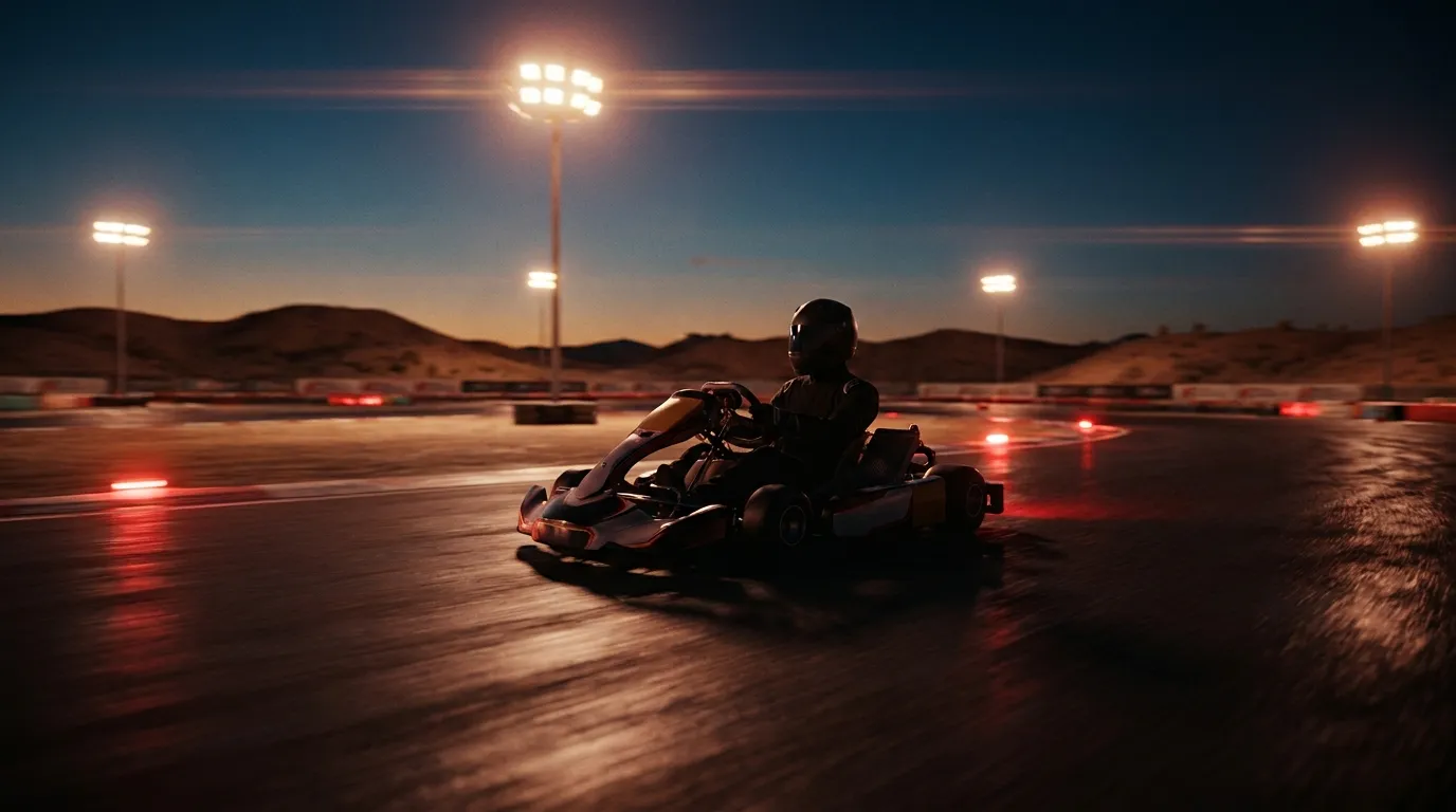 UAE Talent Championship live broadcast on a floodlit circuit